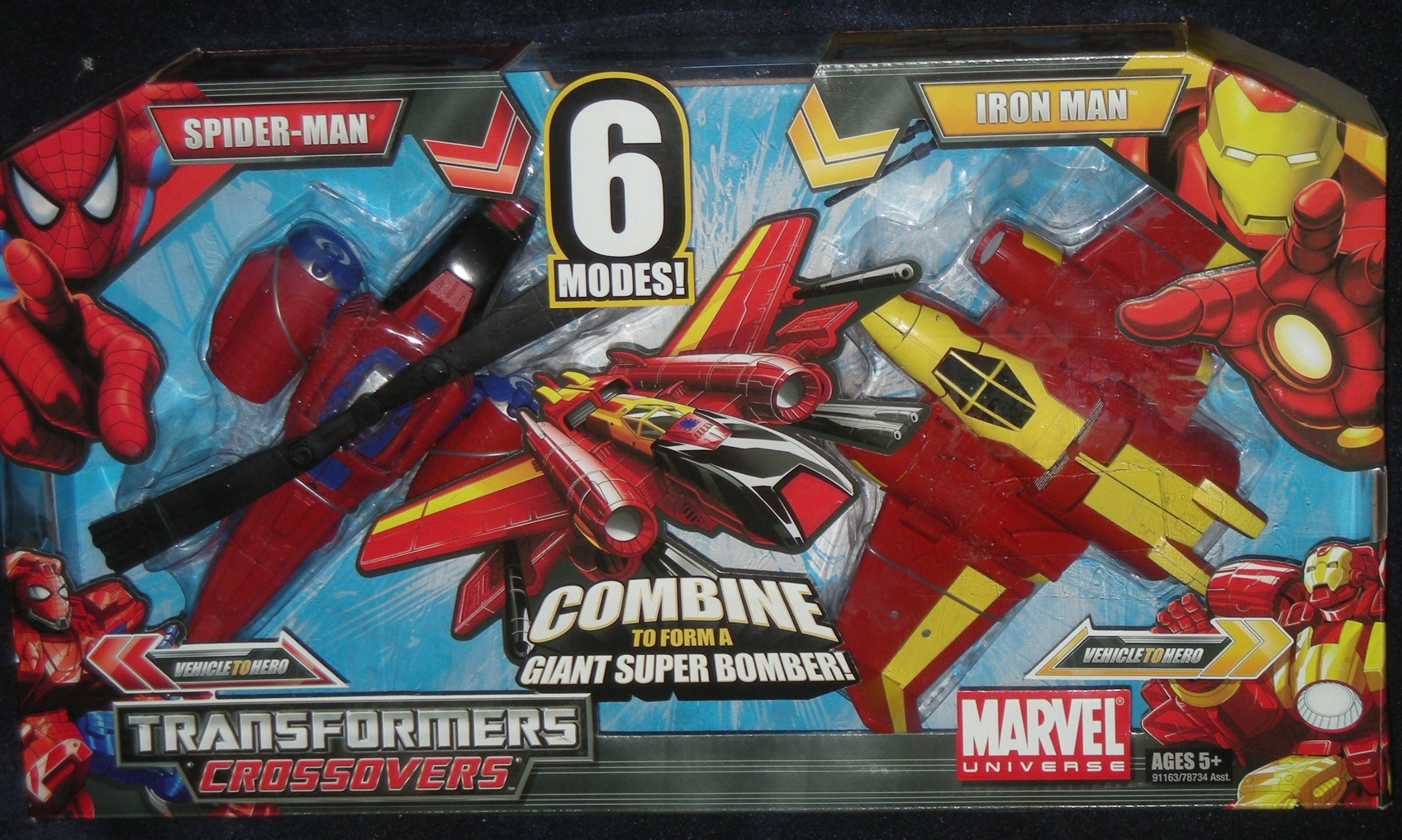 TRANSFORMERS Crossover MARVEL 4体セット Marvel Universe Transformers Crossovers - Spider Man Attach